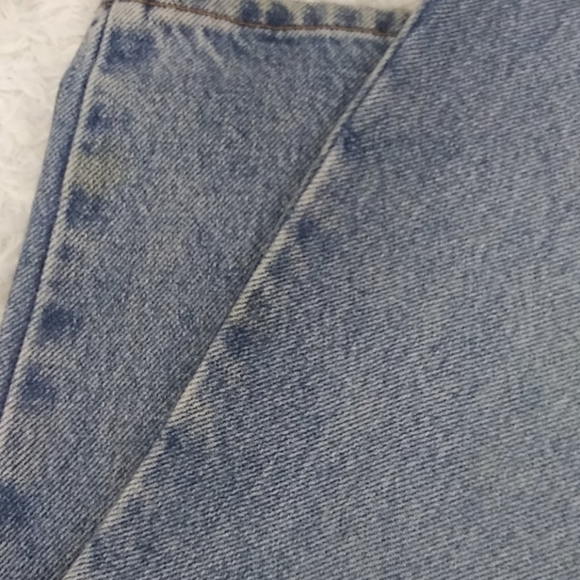 𝅺Calvin Klein Vintage Double Stone Wash High Rise Five Pocket Straight Leg Jean - Picture 14 of 15